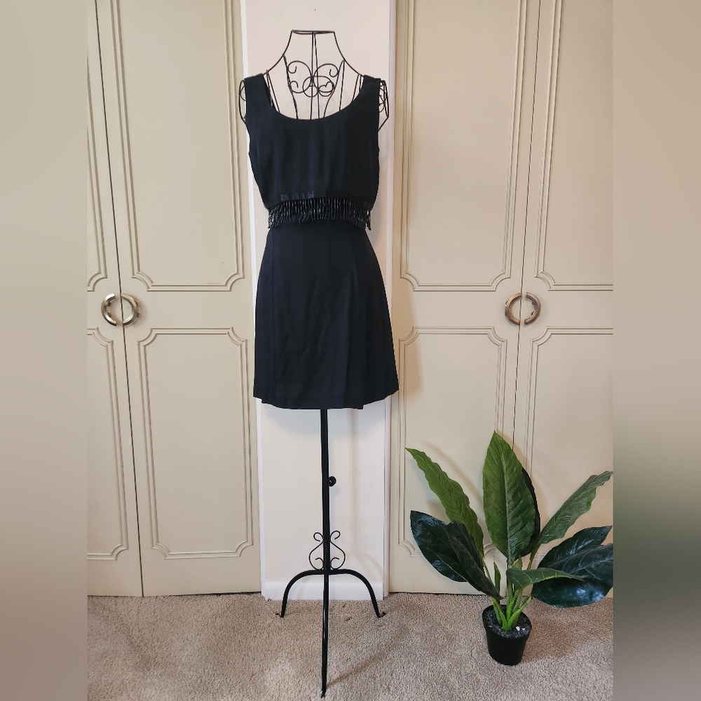 Vintage Just Choon Little Black Dress Size 7